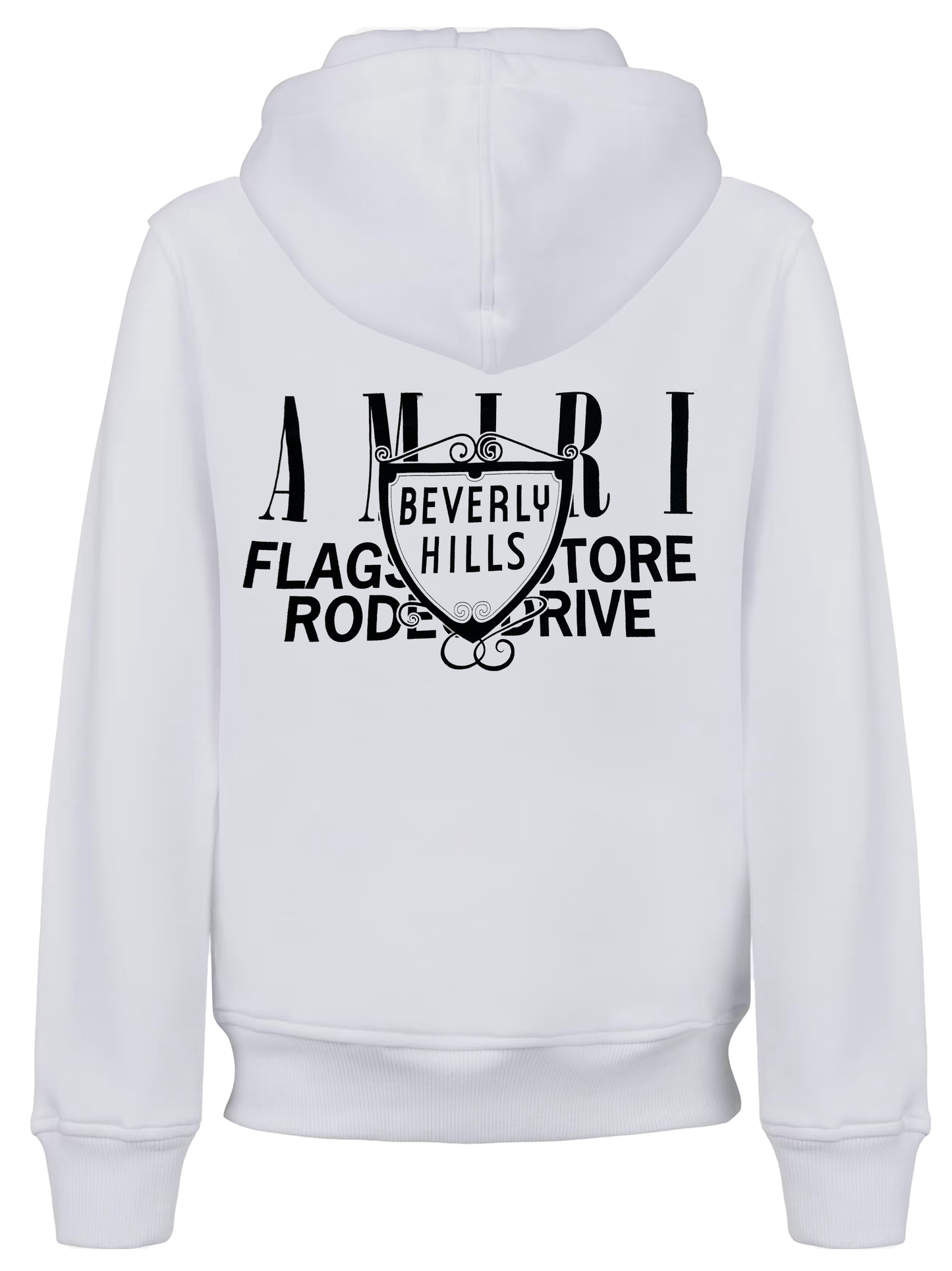 Amiri XO Beverly Hills Exclusive Hoodie in White