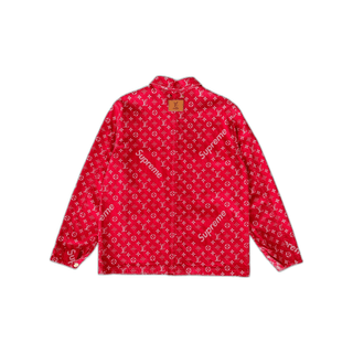 Louis Vuitton Supreme Red Monogram Chore Jacket 1/1
