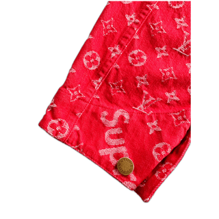 Louis Vuitton Supreme Red Monogram Chore Jacket 1/1