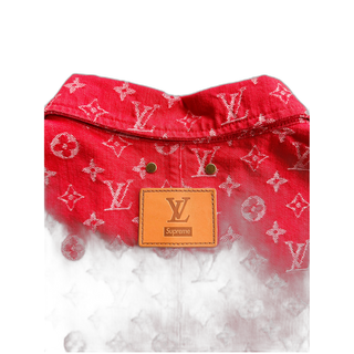 Louis Vuitton Supreme Red Monogram Chore Jacket 1/1