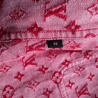 Louis Vuitton Supreme Red Monogram Chore Jacket 1/1