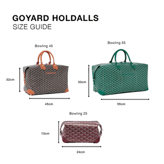 Goyard Bowling 45 Bag Black