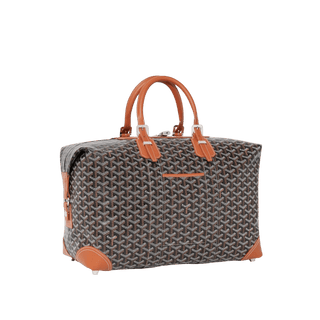 Goyard Bowling 45 Bag Black Tan