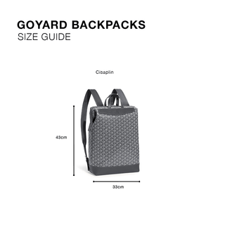 Goyard Black Tan Cisalpin Backpack