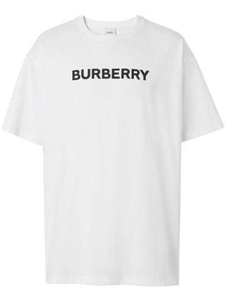Burberry Harriston Printed Logo T-shirt in White