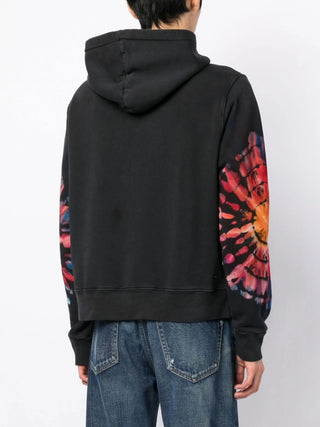 Amiri Spot Tie Dye Hoodie in Black