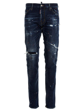 Dsquared2 Cool Guy Blue Cotton Jeans