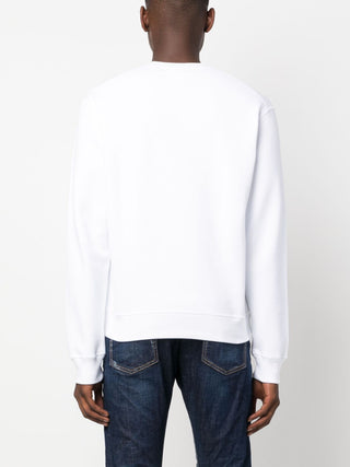 Dsquared2 DSQ2 Rainbow Applique Logo White Sweatshirt