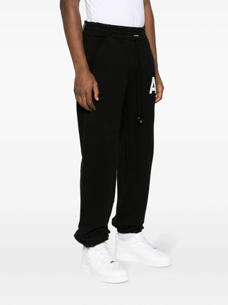 Amiri Hockey 23 Logo Patch Joggers in Black