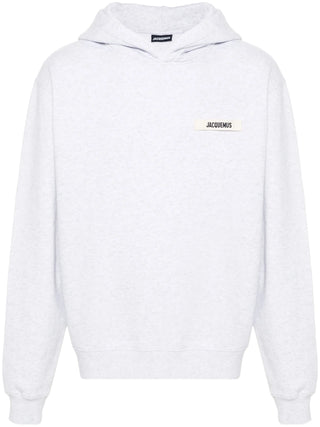 Jacquemus The Gros Grain Hoodie Grey