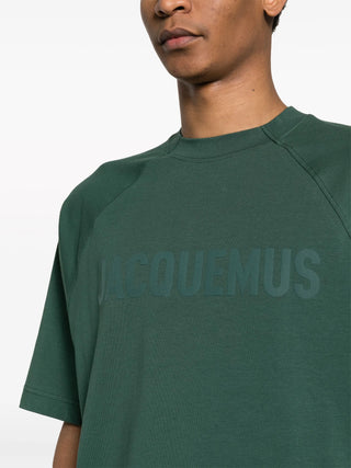 Jacquemus Le T-Shirt Typo Dark Green
