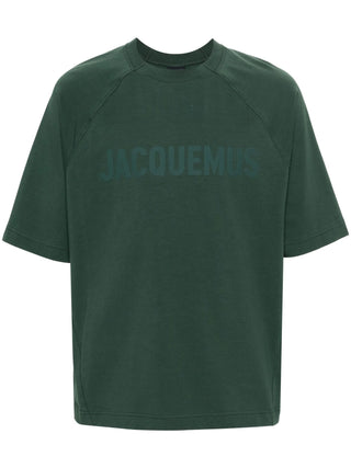 Jacquemus Le T-Shirt Typo Dark Green