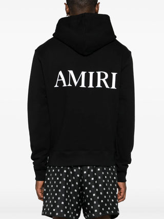 Amiri MA Core Logo Printed Hoodie in Black