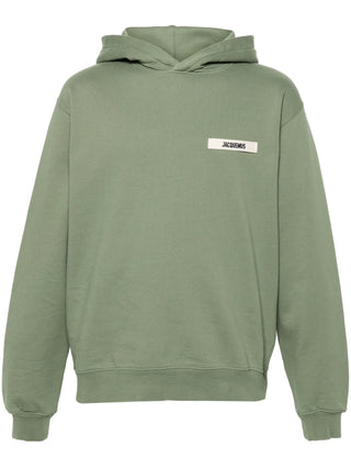 Jacquemus The Gros Grain Hoodie Green