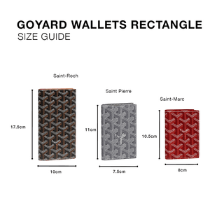 Goyard Saint-Pierre Card Wallet Black Tan