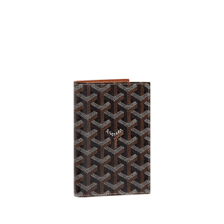 Goyard Grenelle Passport Cover Black Tan