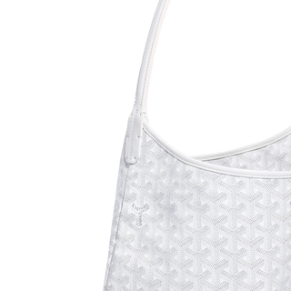 Goyard Boheme Hobo Bag White