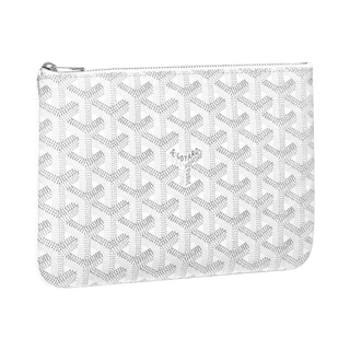 Goyard Senat PM Pouch White