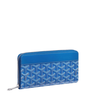 Goyard Matignon GM Wallet Blue