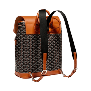 Goyard Alpin MM Backpack Black Tan