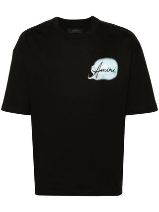 Amiri Paradise Airbrush Oversized T-Shirt in Black