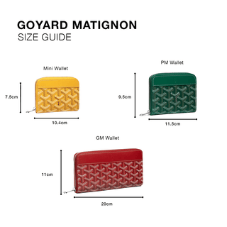 Goyard Matignon GM Wallet Navy