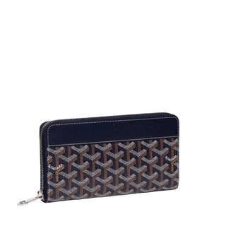Goyard Matignon GM Wallet Navy