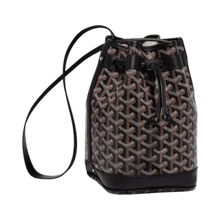 Goyard Petit Flot Bucket Bag Black
