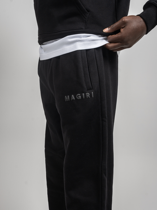 Magiri Core Puff Printed Joggers in Black