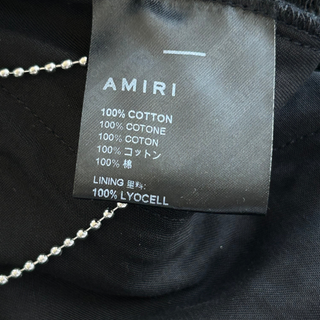 Amiri Black & Red MA Bar Logo Sweatpants