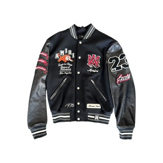 Amiri Black & Red Tiger Varsity Jacket