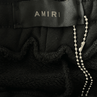 Amiri Black & White Checkered Bones Sweatpants