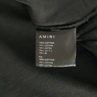 Amiri Black & White Fliligree Logo T-shirt
