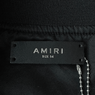 Amiri Black & White Imagination Varsity Jacket