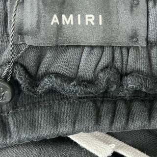 Amiri Black & White MA Bar Logo Sweatpants