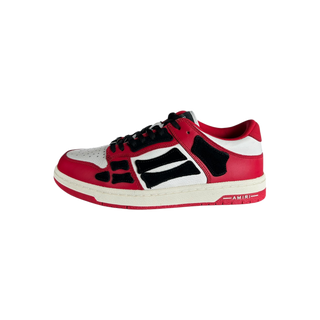 Amiri Red White & Black Skeleton Low Top Sneakers