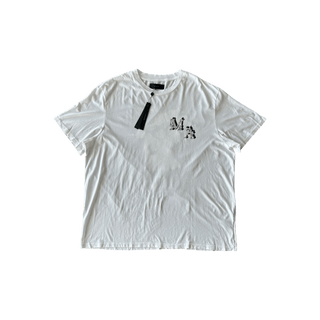 Amiri White & Black MA Angel Logo T-Shirt