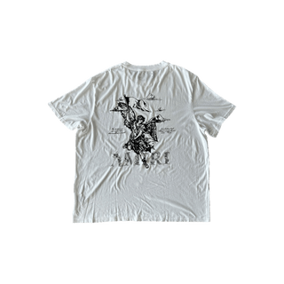 Amiri White & Black MA Angel Logo T-Shirt