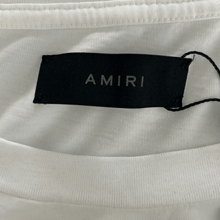 Amiri White & Black MA Angel Logo T-Shirt