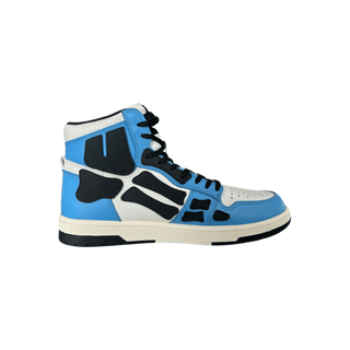 Amiri White Blue & Black Skeleton High Tops