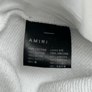 Amiri White Floral Logo Shorts