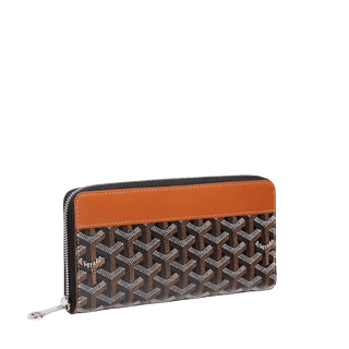 Goyard Matignon GM Wallet Black Tan