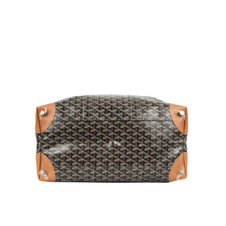 Goyard Bowling 45 Bag Black Tan