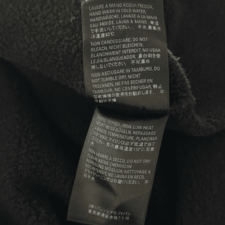 Balenciaga Black Notre Dame Distressed Hoodie