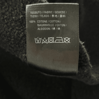 Balenciaga Black Notre Dame Distressed Hoodie