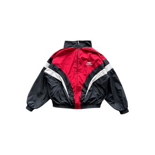Balenciaga Black Red & White Logo Track Jacket