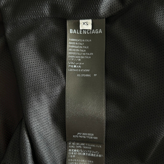 Balenciaga Black Red & White Logo Track Jacket