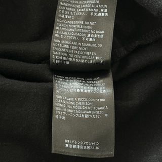 Balenciaga Black & White Waterfall Logo T-Shirt