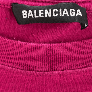Balenciaga Pink & Black BB Logo T-Shirt