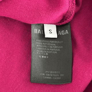 Balenciaga Pink & Black BB Logo T-Shirt
